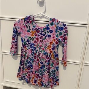 Little Sleepies Bodysuit Dress - Sweet Pea